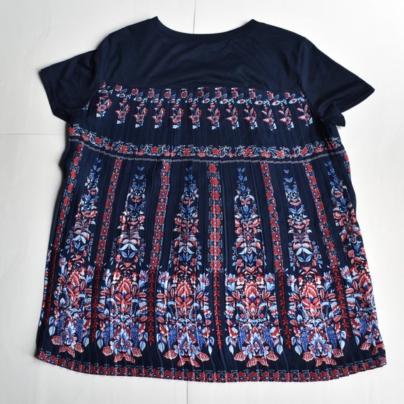 New York & Company Soho Dark Blue Shirt - Picture 5 of 6